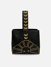 Thumbnail for Shikargah Handbag | Designer Shoulder Bag for Women | Black | ShopMeraki.in
