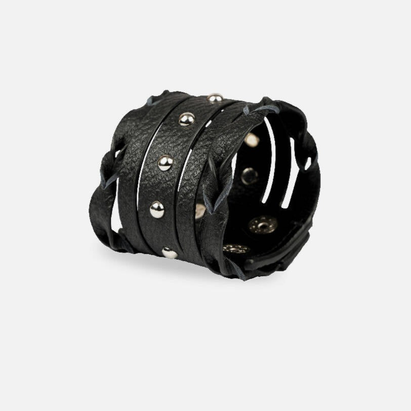 Sustainable Upcycled Leather bracelet
